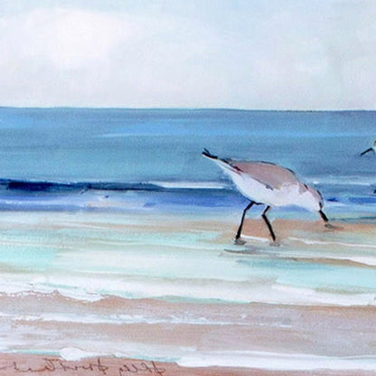 Set Of Two Shore Searching White Framed Print Wall Art HomeRoots