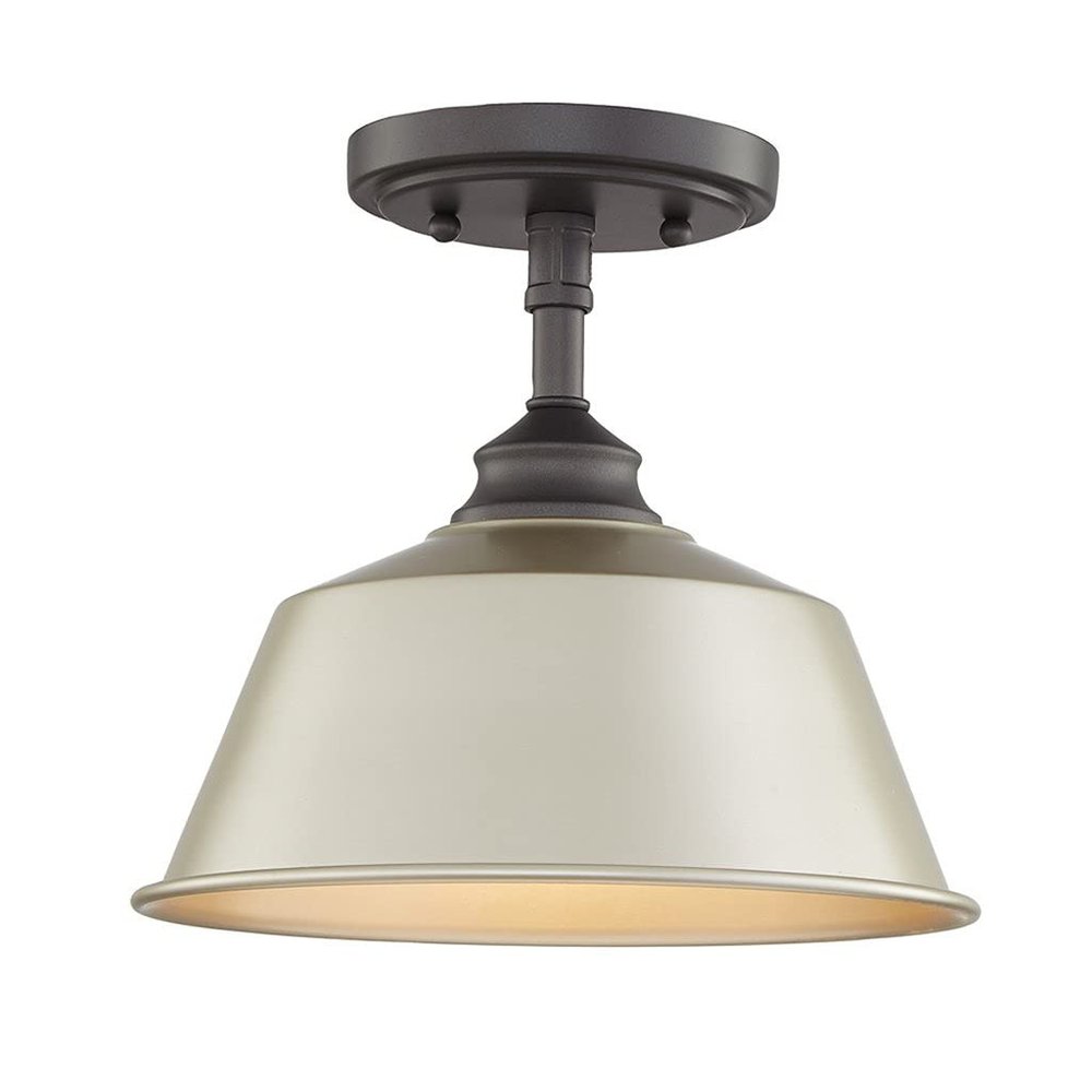 Gray Kitchen Island Metal Dimmable Flush Chandelier With Gray Shades — view 3