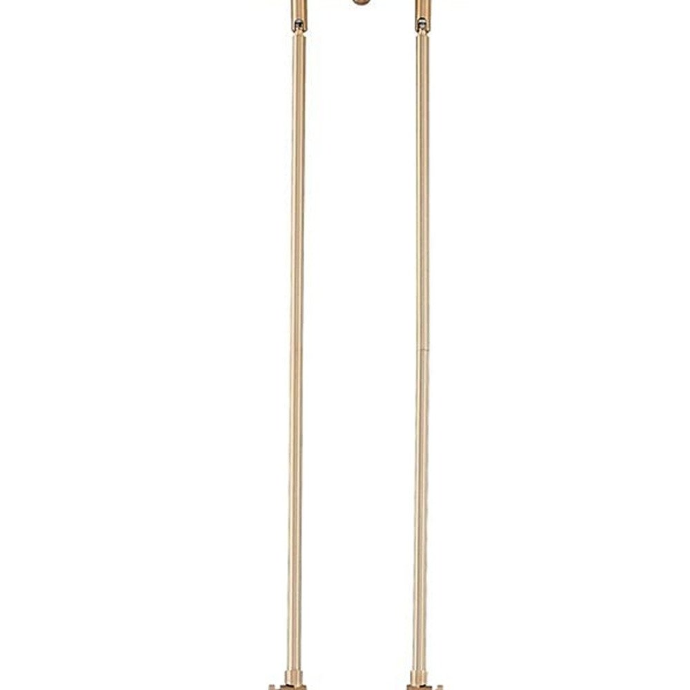 Gold Kitchen Island Three Light Metal and Seeded Glass Dimmable Chandelier With Clear Shades — view 4