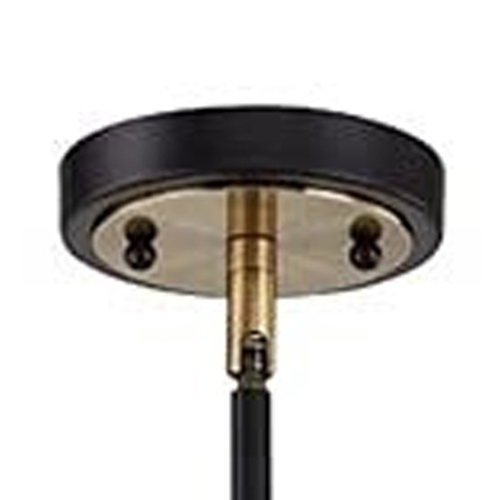 Black Kitchen Island Metal Dimmable Chandelier With Clear Shades — view 3