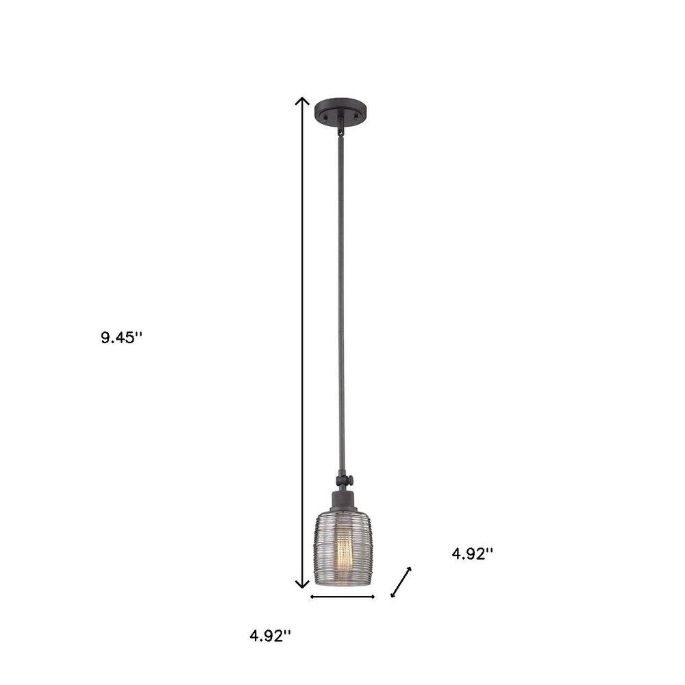 Gray Kitchen Island Metal Dimmable Chandelier With Clear Shades — view 6