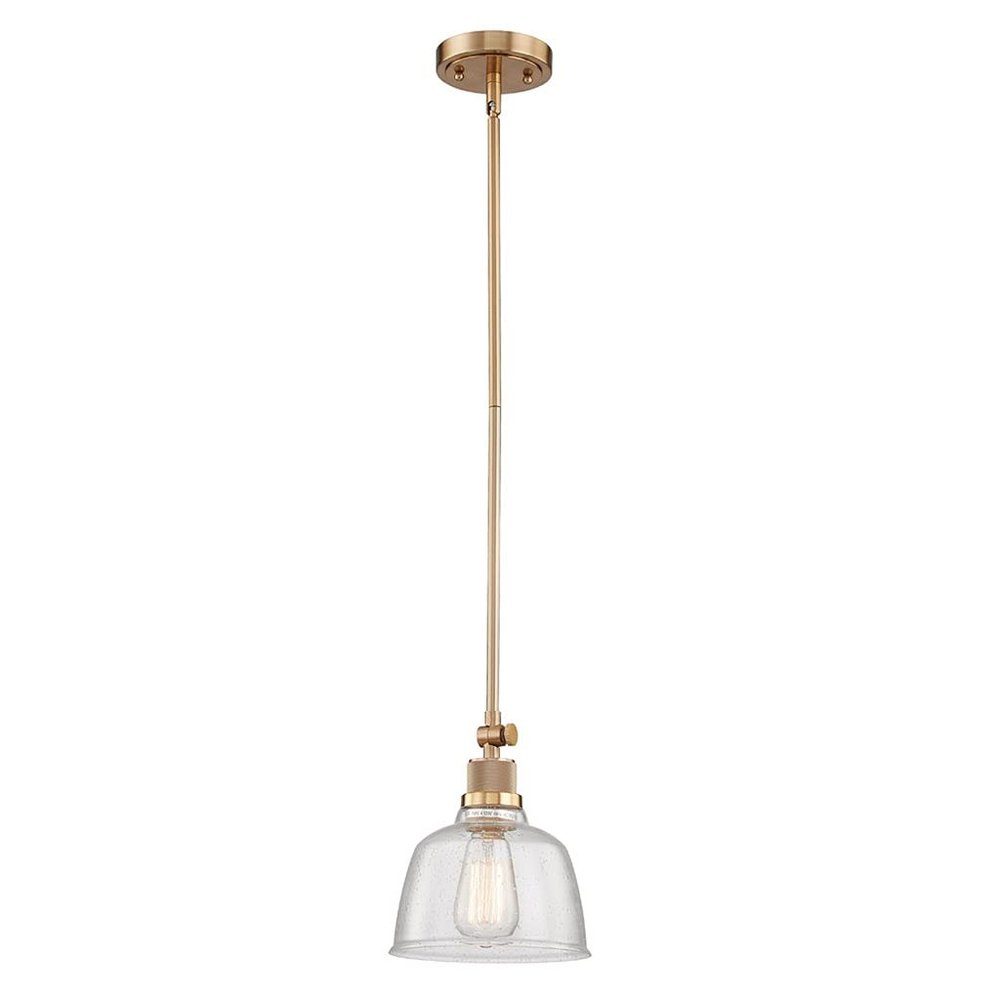Gold Kitchen Island Metal Dimmable Chandelier With Clear Shades — view 1