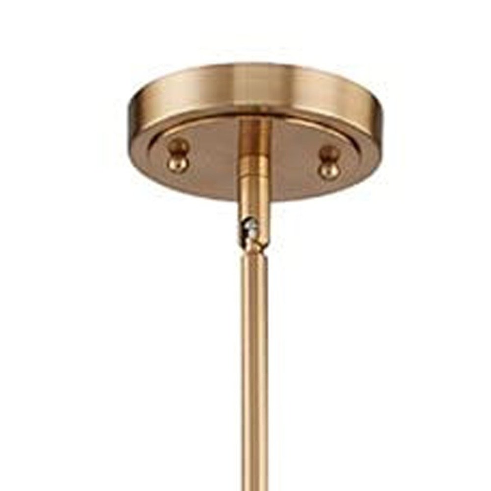 Gold Kitchen Island Metal Dimmable Chandelier With Clear Shades — view 3