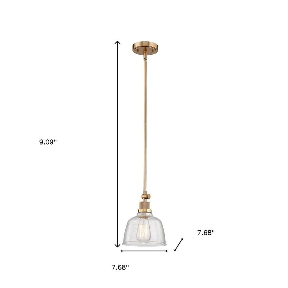 Gold Kitchen Island Metal Dimmable Chandelier With Clear Shades — view 6