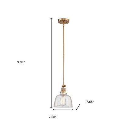 Gold Kitchen Island Metal Dimmable Chandelier With Clear Shades