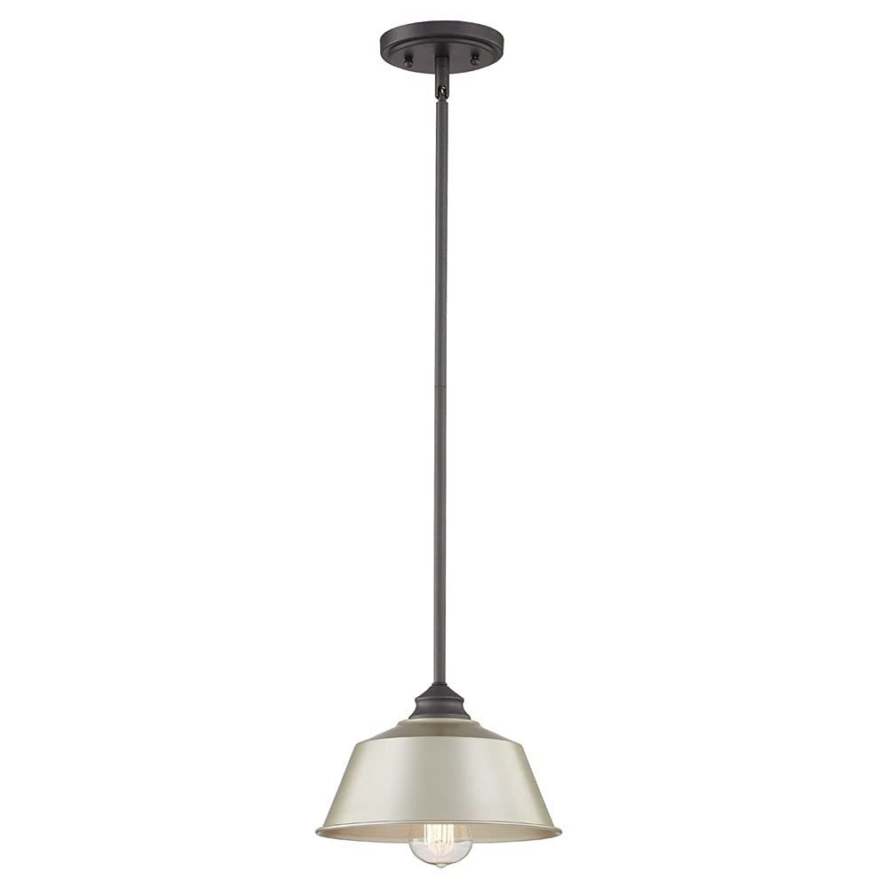Gray Kitchen Island Metal Dimmable Chandelier With Silver Shades — view 1
