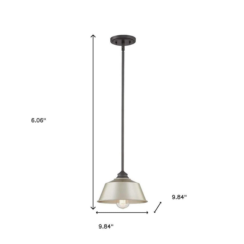 Gray Kitchen Island Metal Dimmable Chandelier With Silver Shades — view 6
