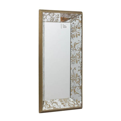 20" Silver Glass Framed Accent Mirror HomeRoots