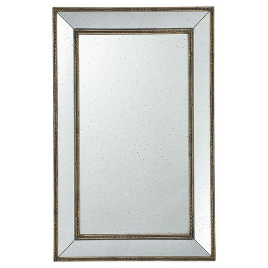 43" Silver Wood Framed Accent Mirror HomeRoots