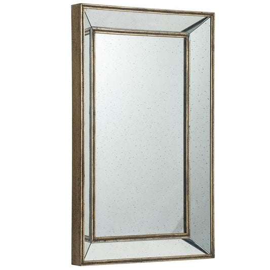 43" Silver Wood Framed Accent Mirror HomeRoots