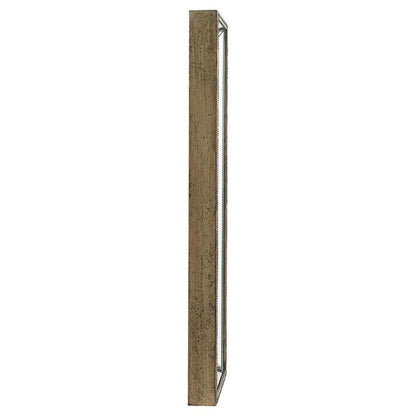 43" Silver Wood Framed Accent Mirror HomeRoots