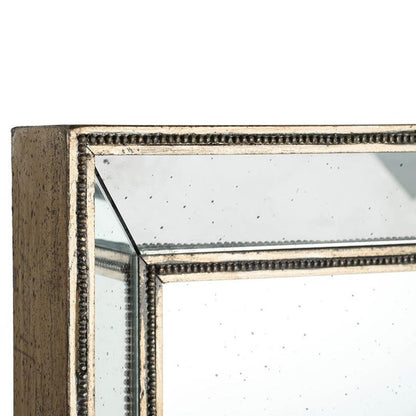 43" Silver Wood Framed Accent Mirror HomeRoots