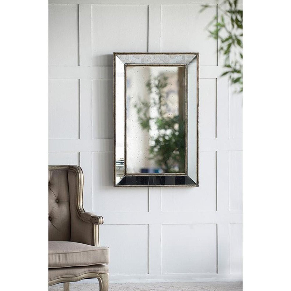43" Silver Wood Framed Accent Mirror — view 6
