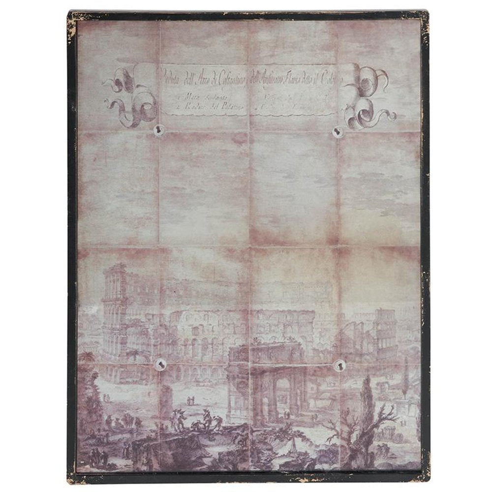 Hand Painted Distressed Black Framed Wall Art HomeRoots