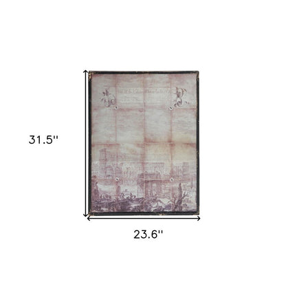 Hand Painted Distressed Black Framed Wall Art HomeRoots