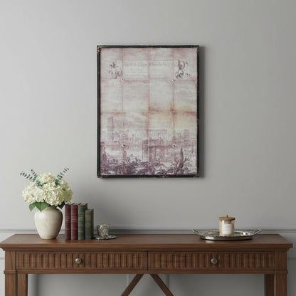 Hand Painted Distressed Black Framed Wall Art HomeRoots