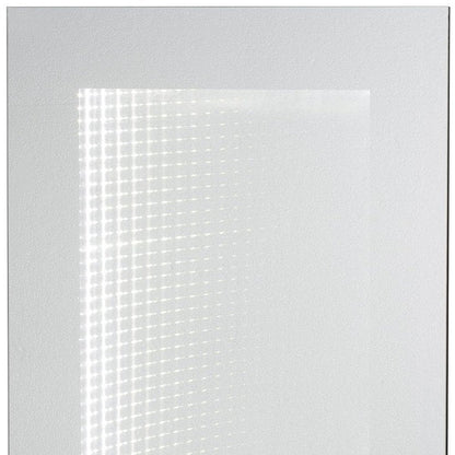 32" Silver Lighted Frame Accent Mirror HomeRoots