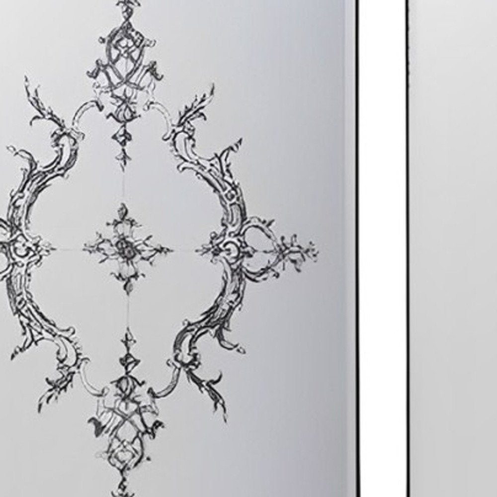 Set of Six Decorative Antiqued Glass Black Metal Framed Mirror Set HomeRoots