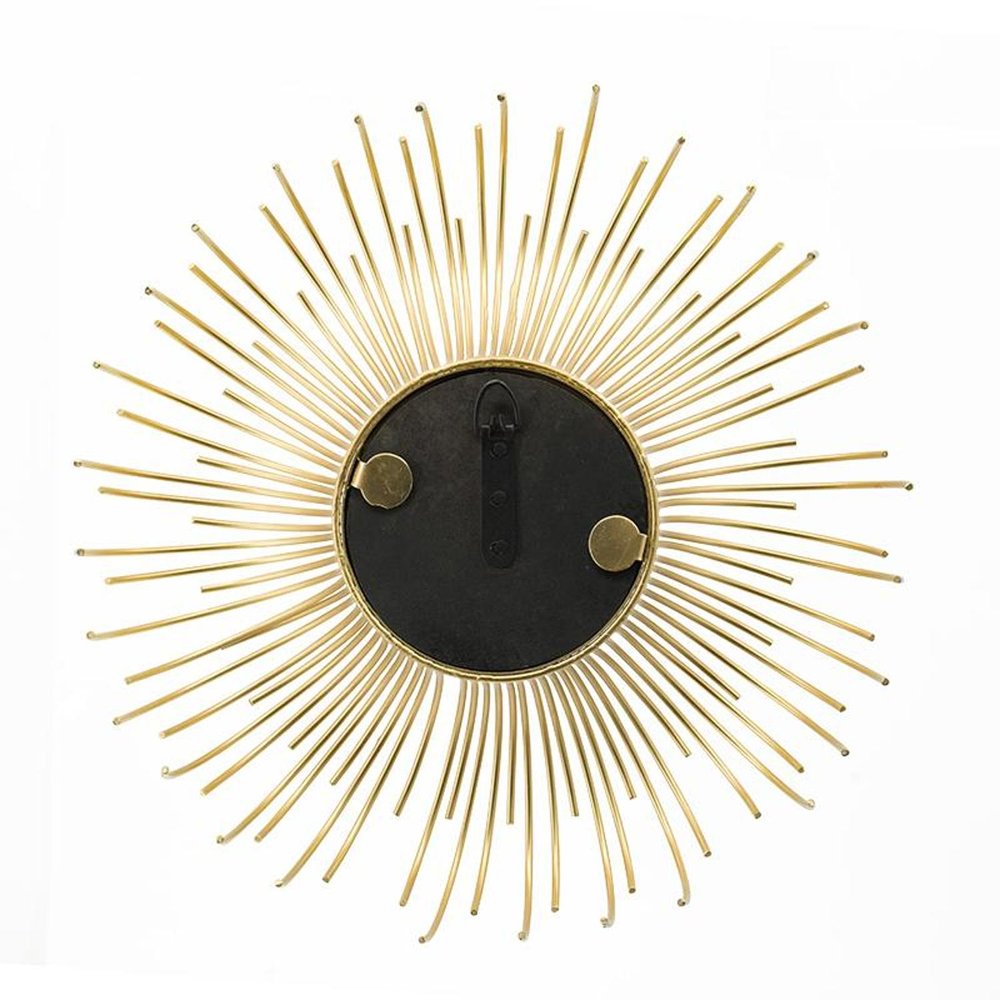 Set of Five Gold Sunburst Metal Framed Mirror Set HomeRoots