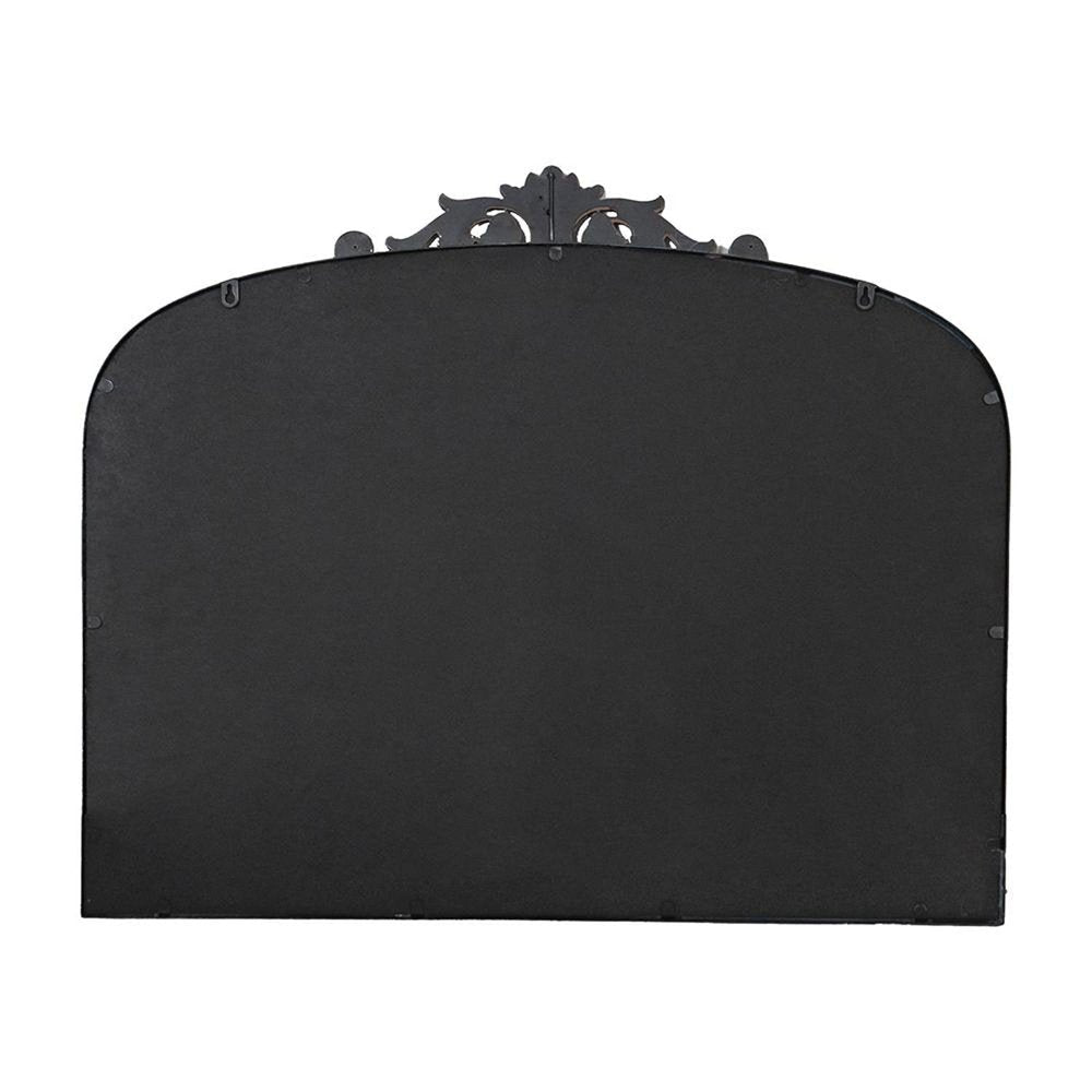31" Black Arch Iron Framed Accent Mirror HomeRoots