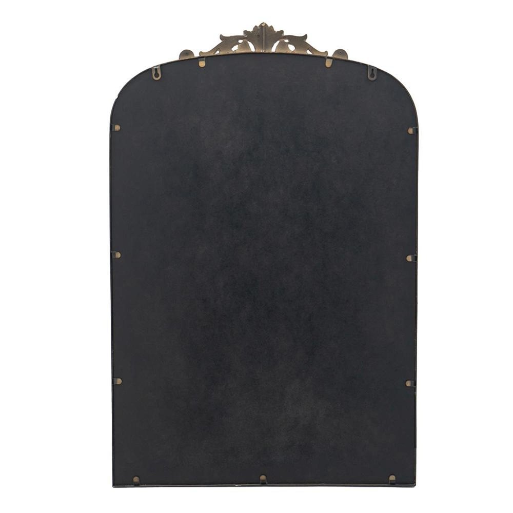 36" Gold Arch Iron Framed Accent Mirror HomeRoots