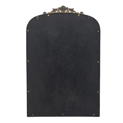 36" Gold Arch Iron Framed Accent Mirror HomeRoots