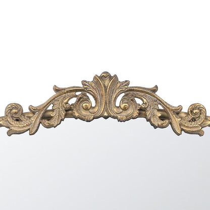 36" Gold Arch Iron Framed Accent Mirror HomeRoots