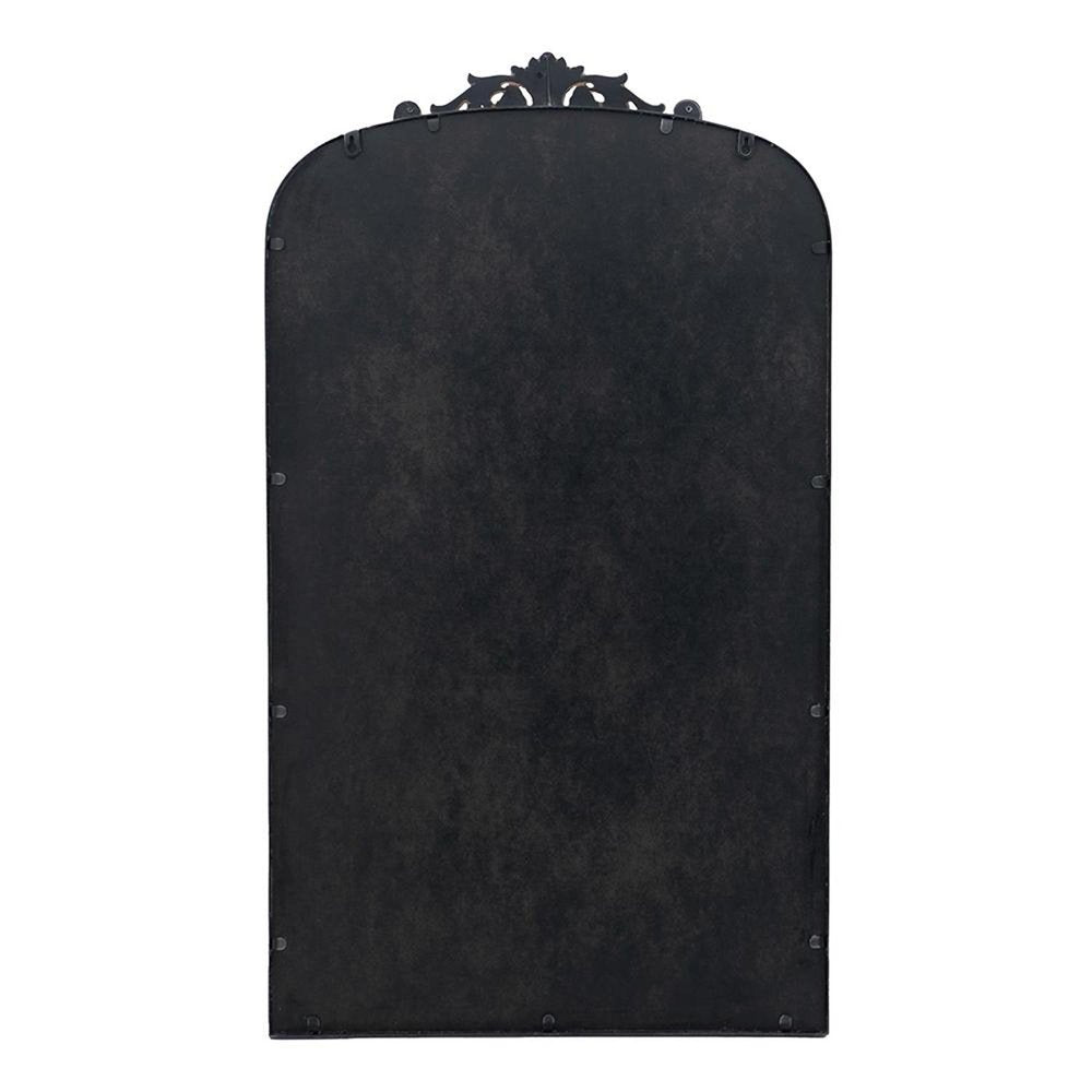 42" Black Arch Iron Framed Accent Mirror HomeRoots