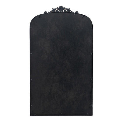 42" Black Arch Iron Framed Accent Mirror HomeRoots
