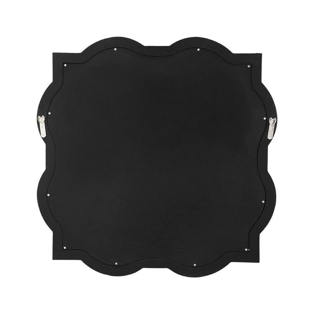 32" Clear Scalloped Glass Framed Accent Mirror HomeRoots