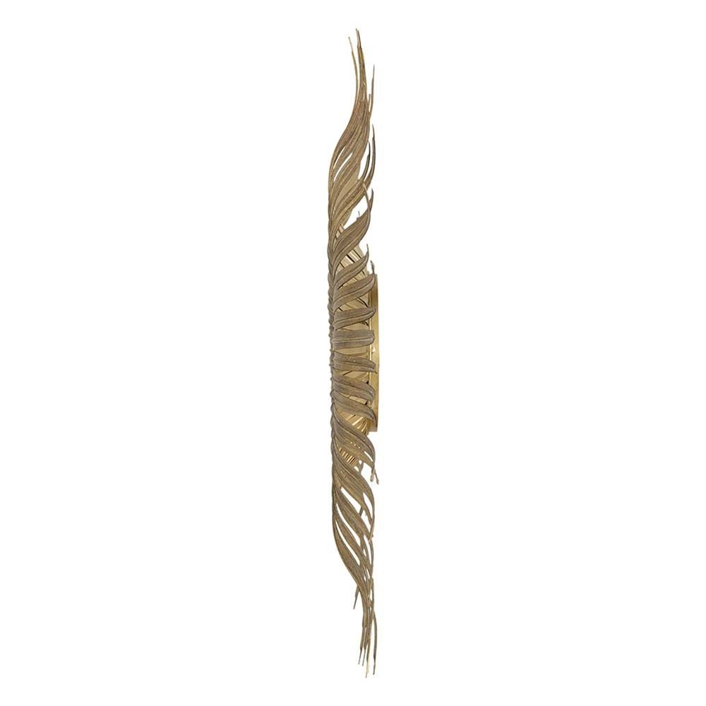 28" Gold Sunburst Iron Framed Accent Mirror HomeRoots