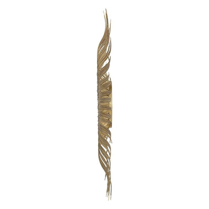 28" Gold Sunburst Iron Framed Accent Mirror HomeRoots