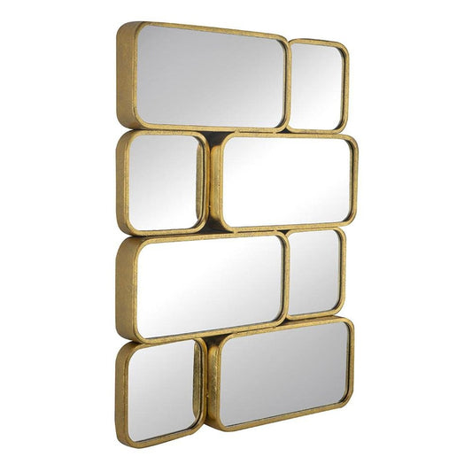 32" Gold Iron Framed Accent Mirror HomeRoots