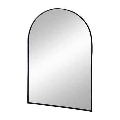 36" Black Arch Metal Framed Accent Mirror HomeRoots