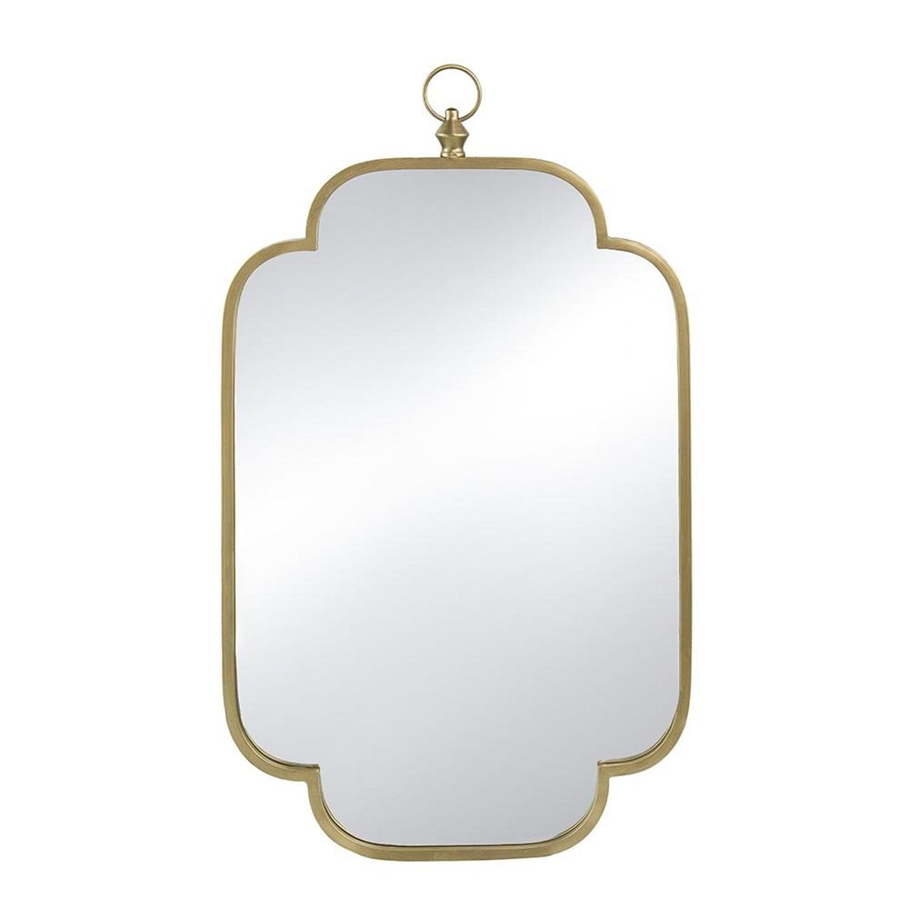 36" Gold Novelty Iron Framed Accent Mirror — view 1
