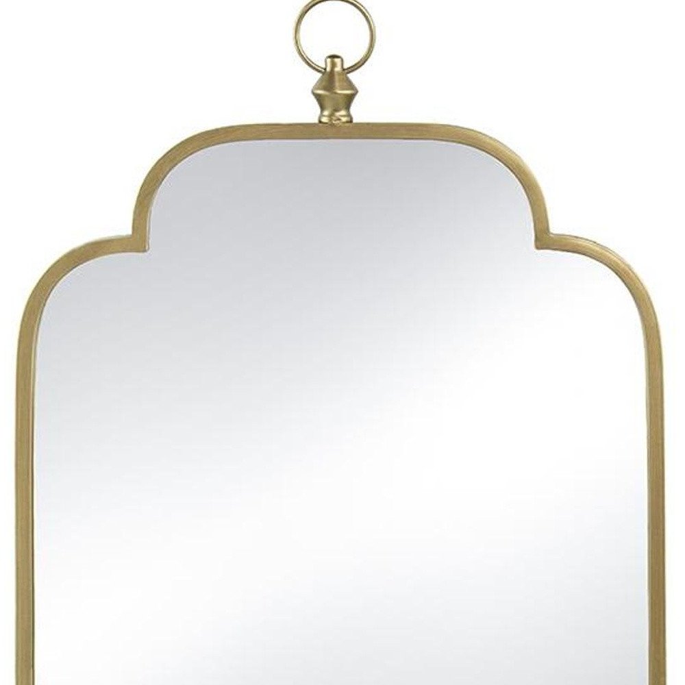 36" Gold Novelty Iron Framed Accent Mirror — view 4