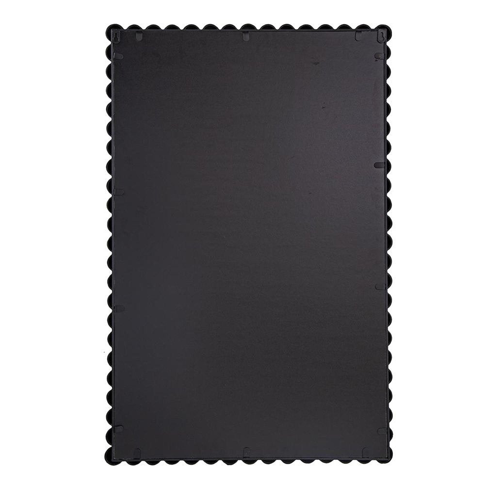 36" Black Iron Framed Accent Mirror HomeRoots