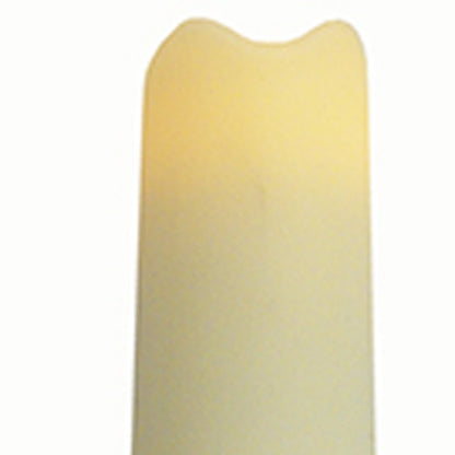 Set of Two Ivory Flameless Taper Candle HomeRoots