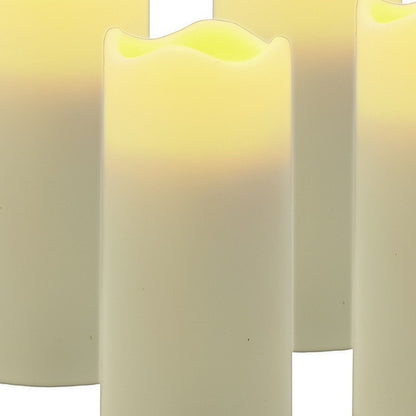 Set of Four Ivory Flameless Votive Candle HomeRoots