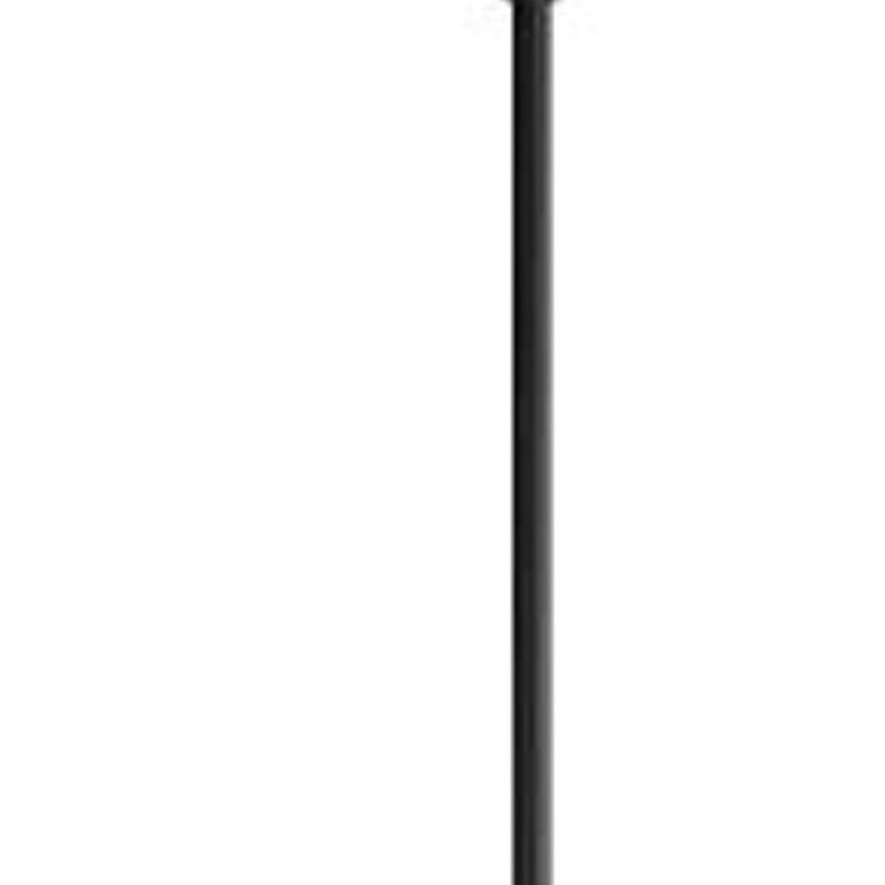 Black And Gold Kitchen Island Four Light Metal Dimmable Chandelier With Black Shades — view 6