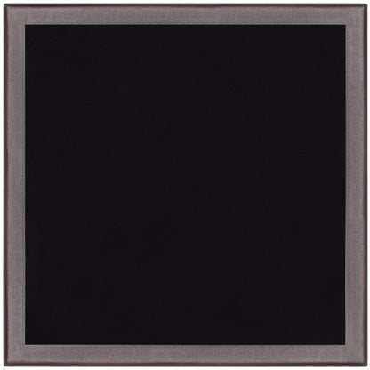 18" Black Square Glass Outdoor Side Table HomeRoots