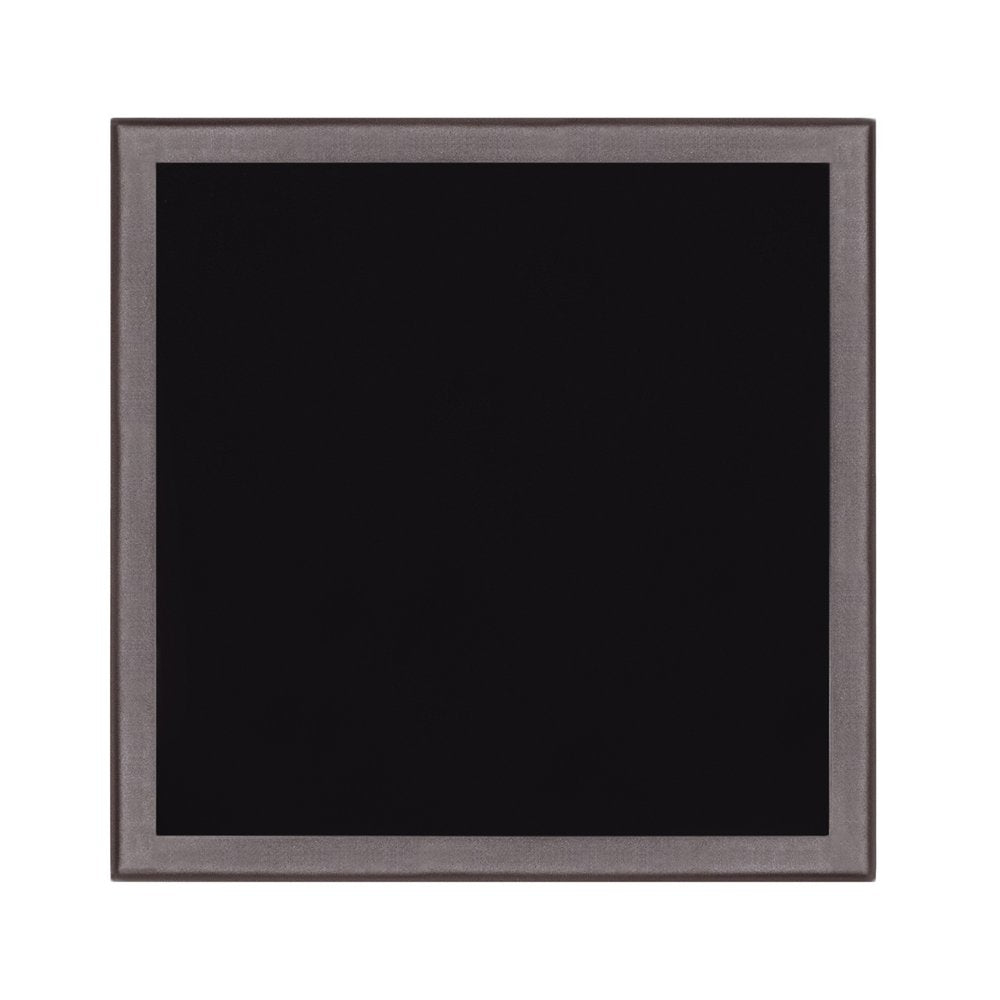 18" Black Square Glass Outdoor Side Table HomeRoots