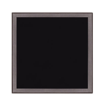 18" Black Square Glass Outdoor Side Table HomeRoots