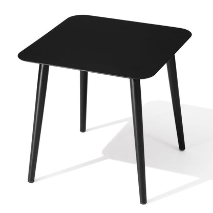 16" Gray Square Metal Outdoor Side Table HomeRoots