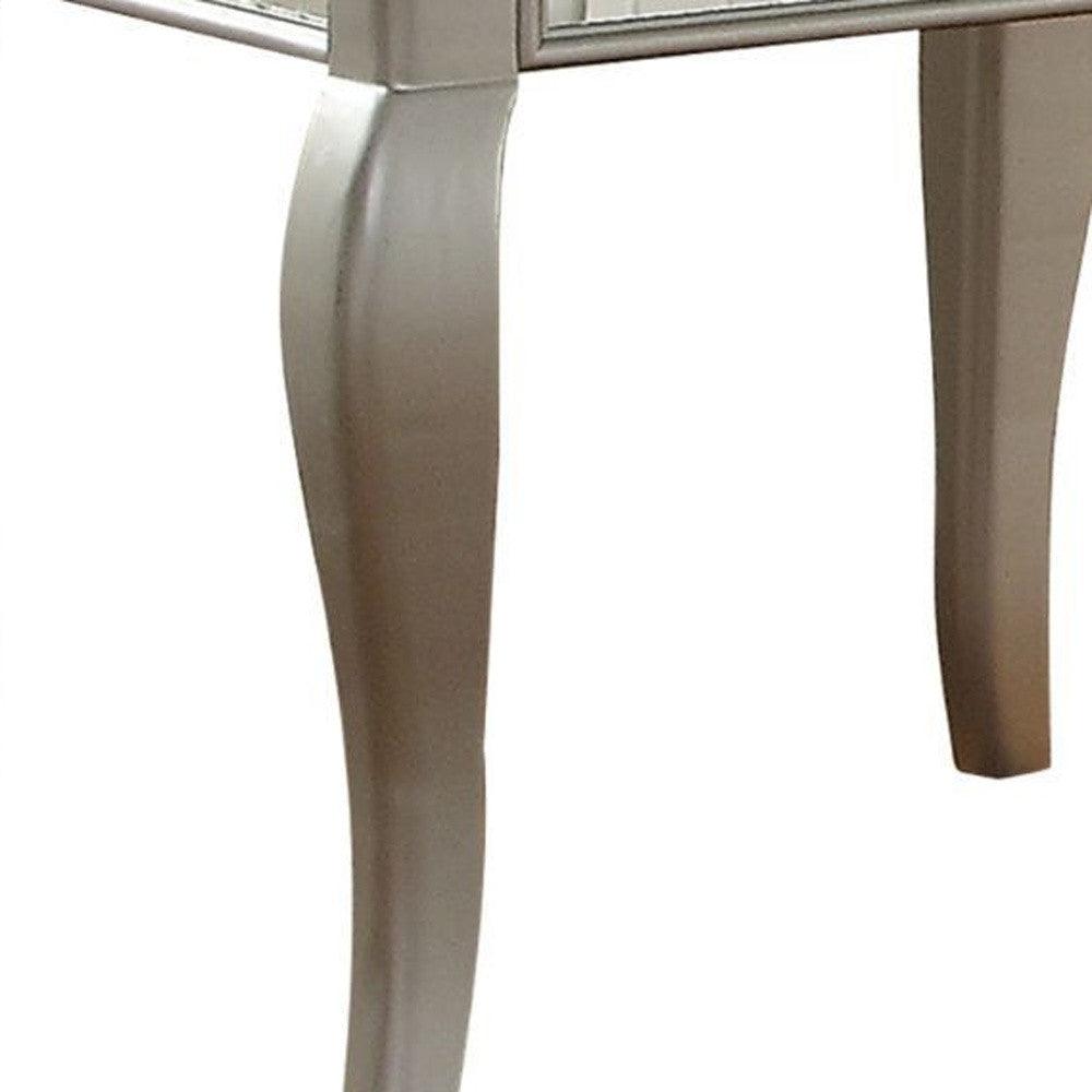24" Champagne End Table - FurniFindUSA