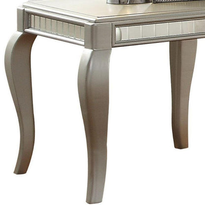 24" Champagne End Table - FurniFindUSA