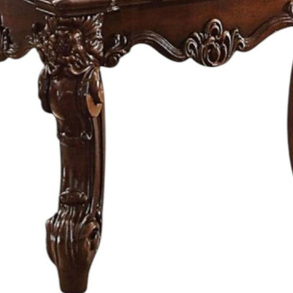 26" Cherry Manufactured Wood Square End Table HomeRoots