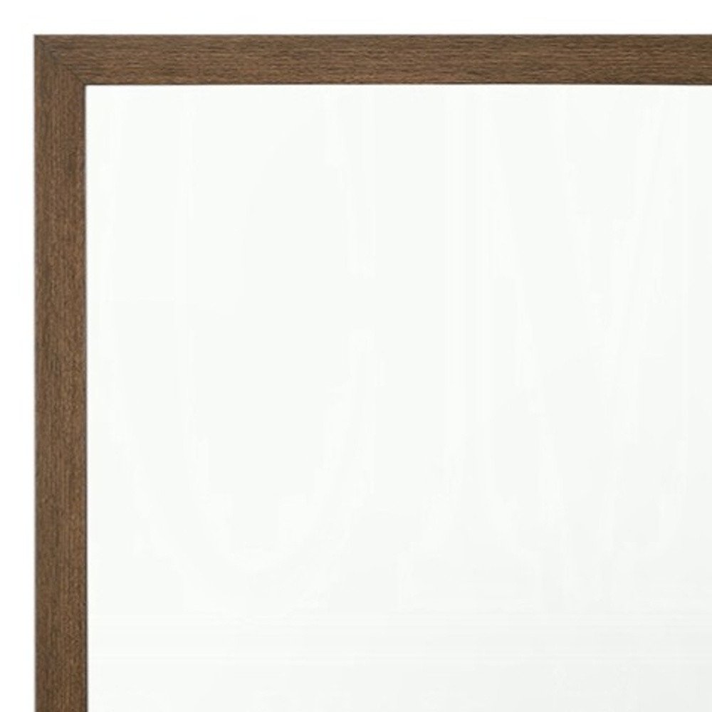 40" Square Wood Framed Accent Mirror HomeRoots