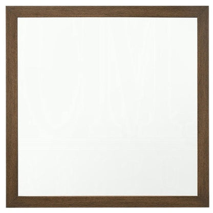 40" Square Wood Framed Accent Mirror HomeRoots