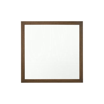 40" Square Wood Framed Accent Mirror HomeRoots